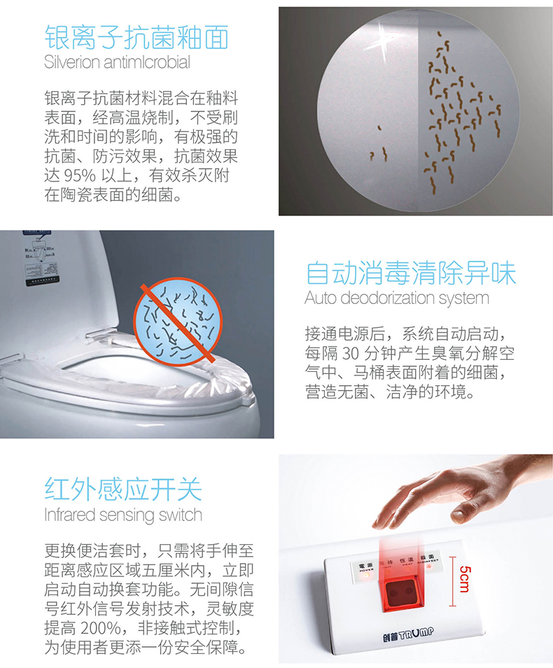自动换套马桶